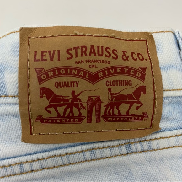 NWT Levi’s High-Rise Wedgie Skinny Light Acid Wash Button Fly Jeans 12/W31 - Picture 8 of 12